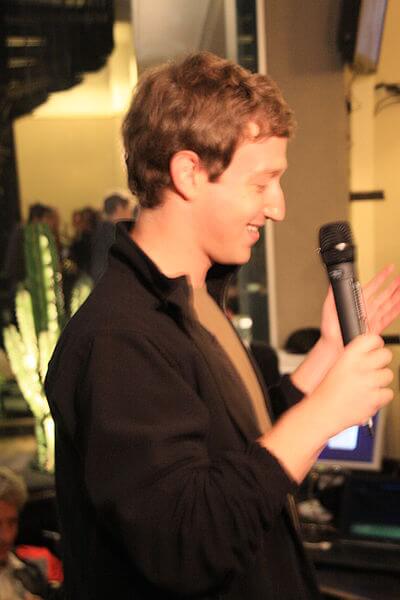 Mark Zuckerberg à Paris en 2008