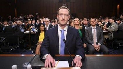 Zuckerberg devant le Sénat Américain