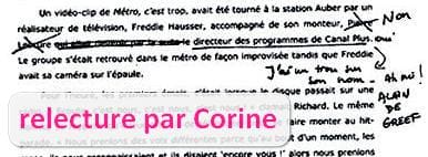 Relecture par Corine
