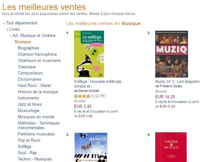 Solfge de Daniel Ichbiah n1 des ventes sur Amazon