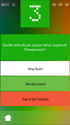 Quiz Jeux Vido exemple de question